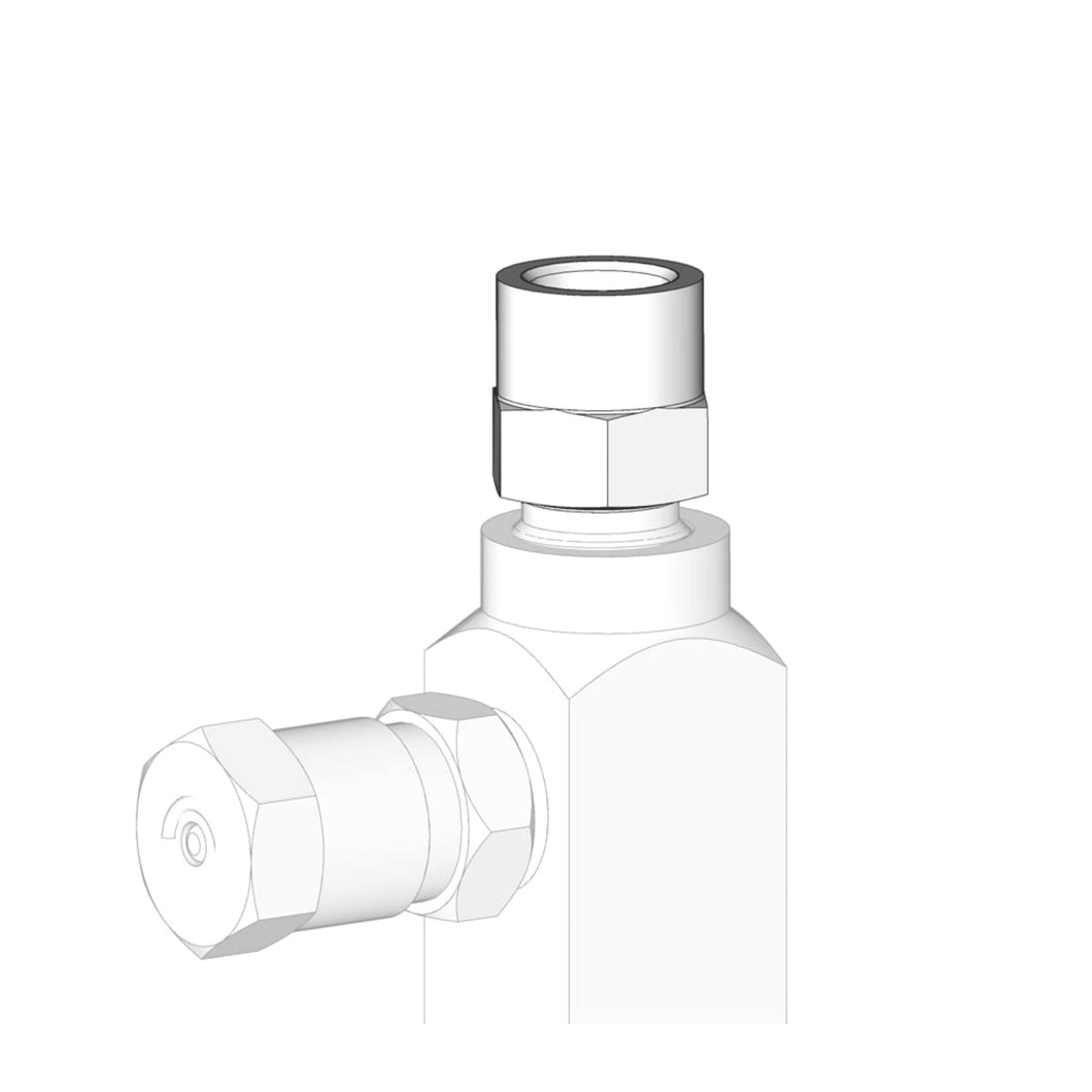 GL-32, GL-33, GL-42, and GL-43 Outlet Fitting - 1/8 NPT(f) outlet, stainless steel