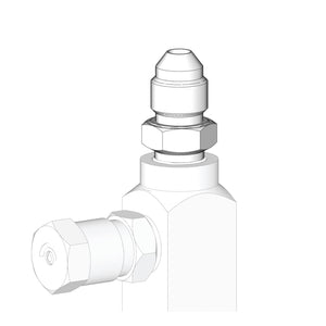 GL-32, GL-33, GL-42, and GL-43 Outlet Fitting - JIC-4 male outlet, carbon steel