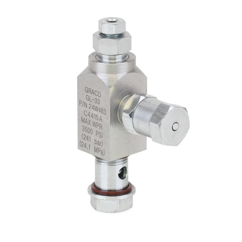 Graco GL-33 Replacement Stainless Steel Grease Injector, 6 mm Outlet