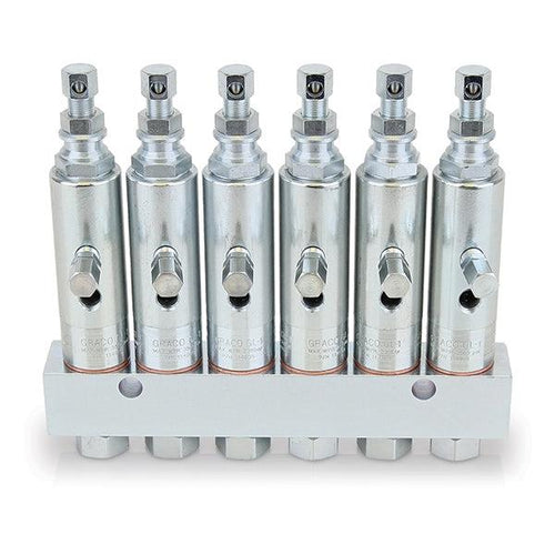 Graco GL-1™ Grease Injectors - 6 Injectors and Manifold