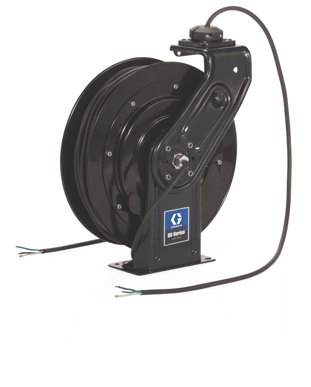 SD™ 5 Series 120 Volt Cord Reel - No Accessory, Cord Only - 50 ft (15 m), 12 AWG, 20 Amp Cord - Black