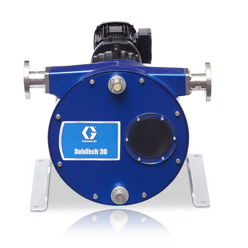 SoloTech™ 30 Low Speed EPDM Peristaltic Hose Pump with EPDM Hose, 316 Stainless Steel Barb & AC Motor