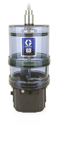 Graco G3™ Standard Grease Lubrication Pump, 90-240 VAC, 8 Liter, Auto-Fill Shut Off, External Low Level, DIN