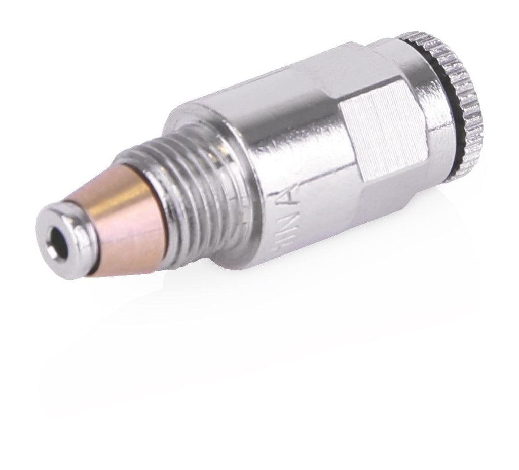 CSP Outlet Fitting - Nylon Tube Push-To-Connect Stud - 1/4 inch OD Tube x M10 with Check Valve, 625 psi