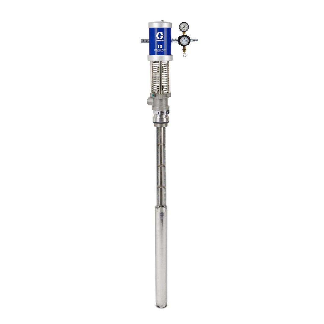 Graco T3 Supply Pump (Stainless Steel): 3:1 Fluid to Air Ratio