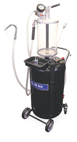 Graco Waste Oil Evacuation System with 24 gal (90 l) Steel Tank, Suction Probes and Adapters