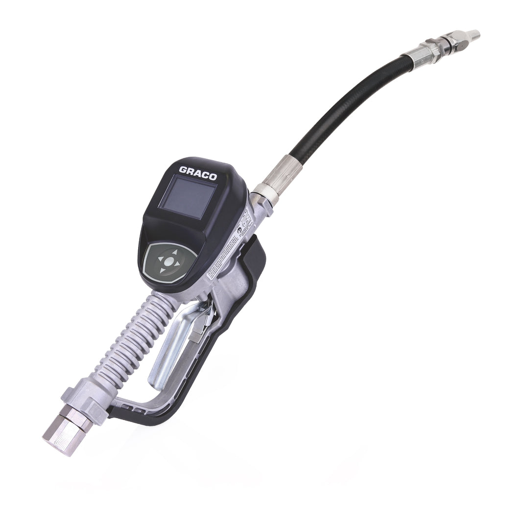 Graco SDP8 Series Electronic Preset Antifreeze Meter - Flexible Extension - 1/2 in. (13 mm) Inlet