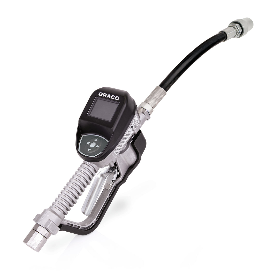 Graco SDP18 Series Electronic Preset Oil/Antifreeze Meter - Flexible Extension - 3/4 in. Inlet