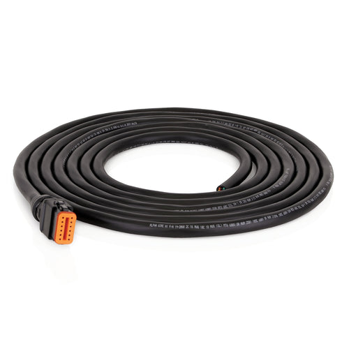 Graco Compact Dyna-Star® Wiring Extension, 12-Pin DT, 12-Wire Color Coded 20 ft Wiring Cable, Flying Leads