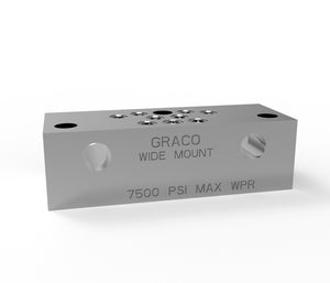 Graco Manzel® MHH Wide Mount Divider Valve End Block