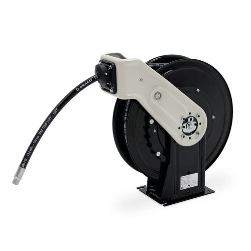 Graco XDH5DA XDXâ„¢ 20, Grease, 1/2 in (13 mm) Inlet, Bare Reel (3/8 in X 50 ft (10 mm X 15 m) Capacity), NPT, Truck/Bench Mount, White