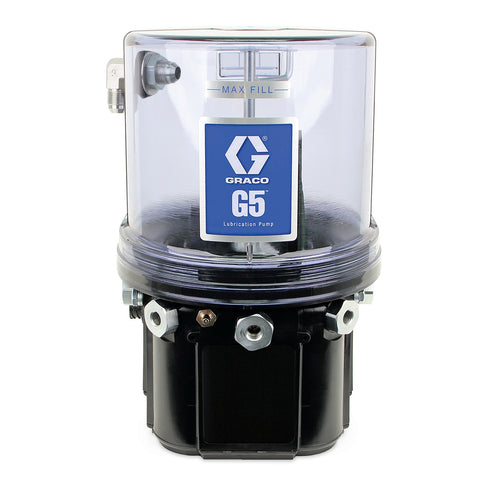 Graco G5™ Standard Grease Lubrication Pump, 24 VDC, 4 Liter, External Low Level, 5-Pin CPC