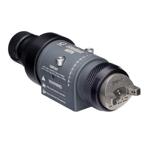Stellair automatic air spray gun, compliant, 0.042 in (1.1 mm) nozzle for general applications with a fluid control knob