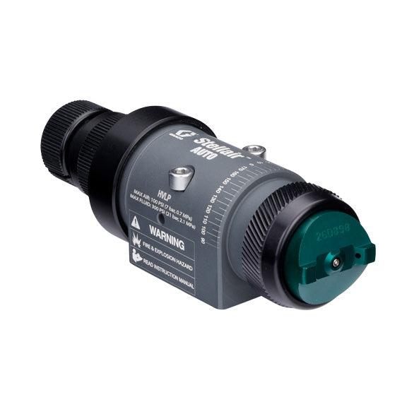 Stellair automatic air spray gun, HVLP Trim, 0.042 in (1.1 mm) nozzle for general applications with a fluid control knob