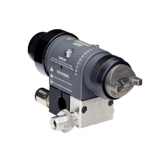 Stellair automatic air spray gun, conventional, 0.055 in (1.4 mm) nozzle for general applications with a side inlet manifold (imperial)