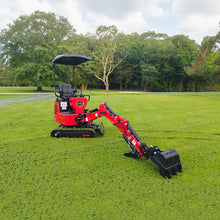 Load image into Gallery viewer, MechMaxx Mini Compact Excavator HONDA GX390 Engine, 65.7" Max. Digging Depth, 1Ton, 2280 LBS Operating Weight, MEC10