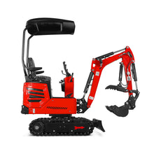 Load image into Gallery viewer, MechMaxx Mini Compact Excavator HONDA GX390 Engine, 65.7" Max. Digging Depth, 1Ton, 2280 LBS Operating Weight, MEC10