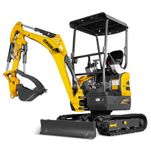 Load image into Gallery viewer, MechMaxx Mini Compact Excavator Kubota D902 Engine, 89" Max. Digging Depth, 1.7 Ton, 4145 LBS Operating Weight, MEC17