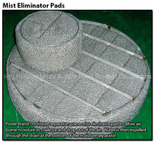 Load image into Gallery viewer, Pirate Brand 888-1200-16203PB Moisture Separator 1600 CFM Flange Mounted, Big-Bore ™, 150 PSI (10.3 Bar), (1) 3" X (4) 2" X (1) 1-1/2" (Painted), Pirate Brand – Replaces Schmidt (Axxiom) 1200-162-03