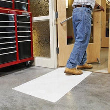 Load image into Gallery viewer, PIG Sticky Steps Mat 120 sheets/case, 30 sheets/pad, 4 pads/case White 36&quot; L x 24&quot; W, 120PK