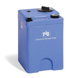 PIG Double-Wall Square Chemical Storage Tank Blue 14