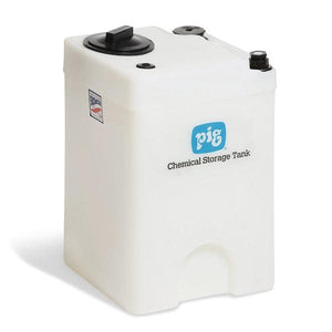 PIG Double-Wall Square Chemical Storage Tank Natural 14" L x 14" W x 22" H