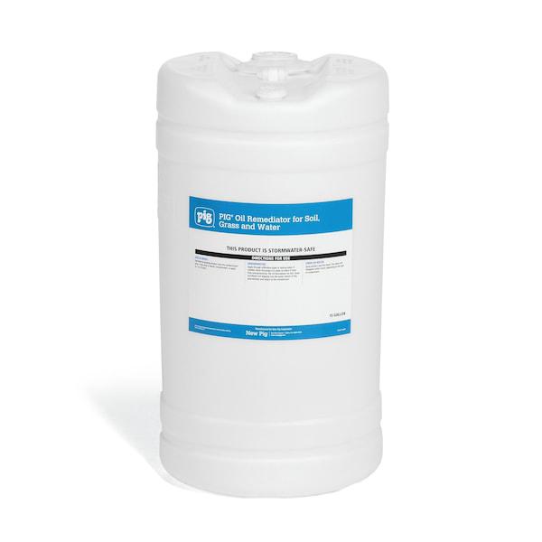 Oil Remediator for Soil, Grass and Water, Remediator, 15 gal. Drum