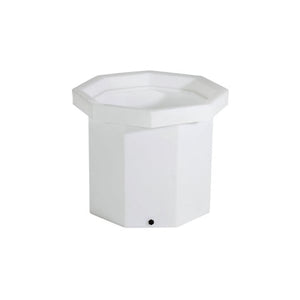 PIG Single Drum Container with Drain Plug White 32.81
