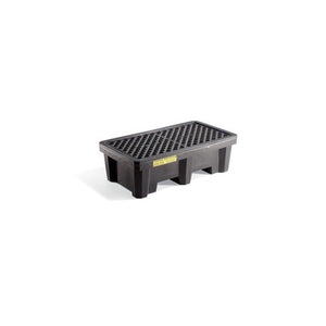 PIG Economy 2-Drum Poly Spill Containment Pallet Without Drain 54.6" L x 29.9" W x 16.8" H