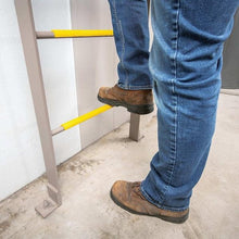 Load image into Gallery viewer, TuffGrit Ladder Rung Cover, Indoor or Outdoor UseInstall With Adhesive1in W x 16in L, Yellow