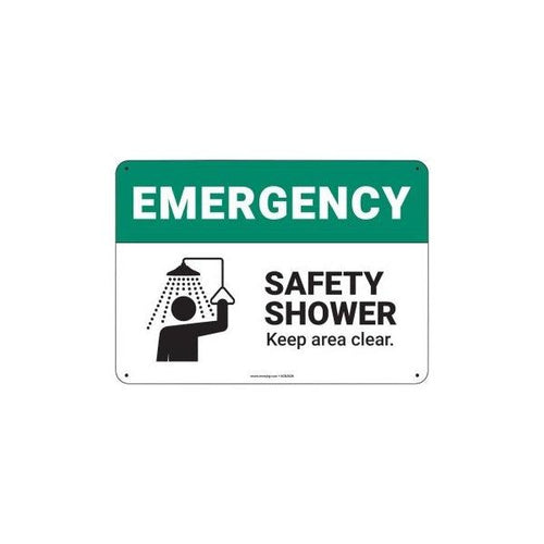 PIG Safety Shower Sign 14