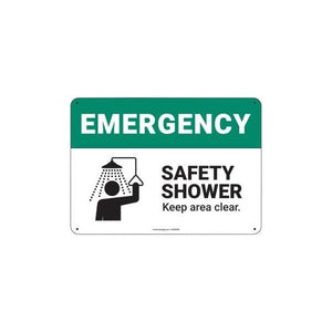 PIG Safety Shower Sign 14