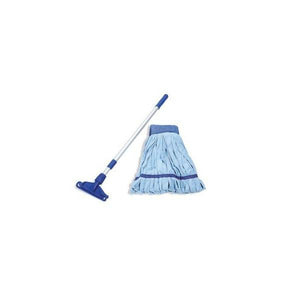 16 in L Tube Mop, Blue, Microfiber