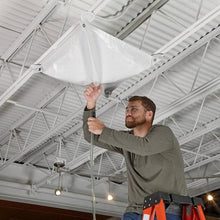 Load image into Gallery viewer, PIG Magnetic Roof Leak Diverter Tarp White 30&quot; L x 30&quot; W