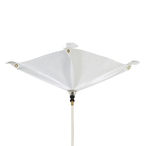 PIG Magnetic Roof Leak Diverter Tarp White 30" L x 30" W