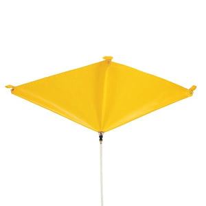PIG Magnetic Roof Leak Diverter Tarp Yellow 5' L x 5' W