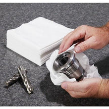 Load image into Gallery viewer, PIG PR100 Disposable Polishing &amp; Wiping Cloths 300 wip/case, 25 wip/pkg, 12 pkg/case 13" L x 13" W