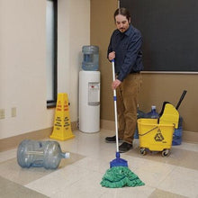 Load image into Gallery viewer, Microfiber Tube Mop for Water Green 16" L x 13" W