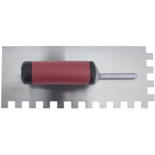 Load image into Gallery viewer, Marshalltown NT670 Ntch Trowel-1/2 X 1/2 X 1/2 SQ-Soft Grip Hdl (6/Pack)