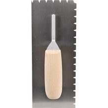 Load image into Gallery viewer, Marshalltown NT961 11"x4-1/2" NOTCHED TROWEL - 3/16x1/4x5/16 FLAT V (6/Pack)