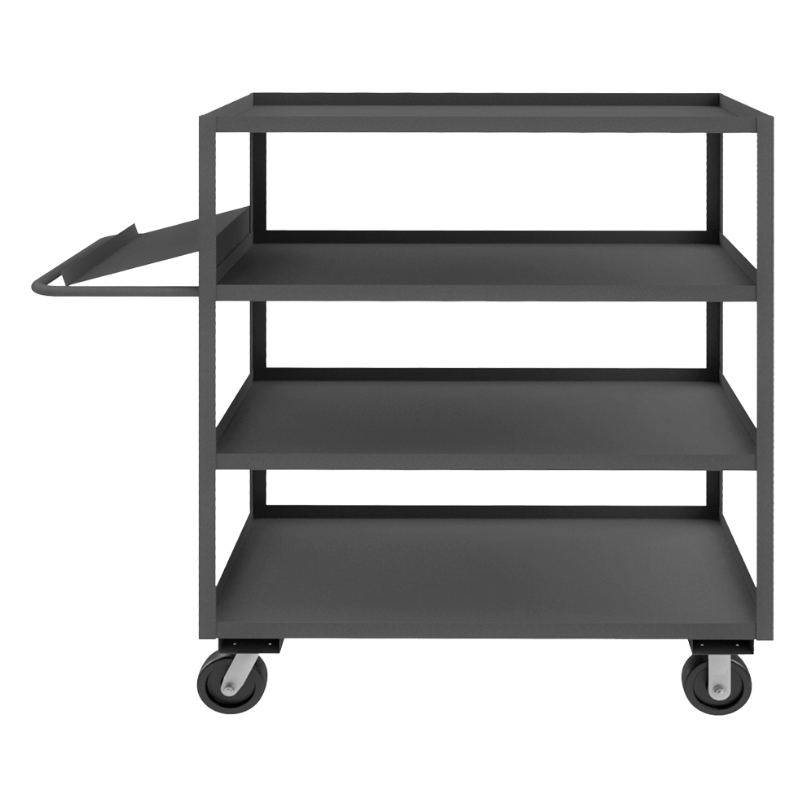 Durham OPC-243660-4-6PH-95 Order Picking Cart, 4 Shelves, 24 X 36