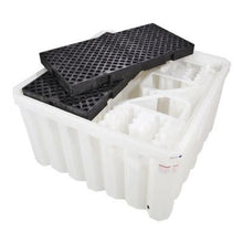 Load image into Gallery viewer, PIG® Heavy-Duty Poly IBC Tote Spill Containment Pallet with Drain