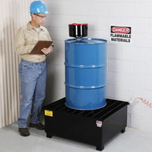 Load image into Gallery viewer, PIG® 1-Drum Steel Spill Containment Pallet