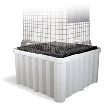 Load image into Gallery viewer, PIG® Heavy-Duty Poly IBC Tote Spill Containment Pallet