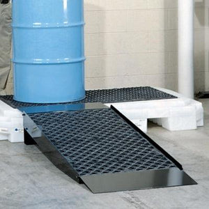 Steel Loading Ramp with Non-Slip Grate