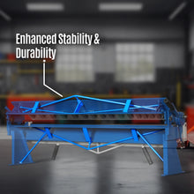 Load image into Gallery viewer, MechMaxx 48" Manual Pan and Box Brake - 16 Gauge Mild Steel Capacity, 135° Bending Angle, 16 Precision Fingers, Durable Construction for Accurate Bends"