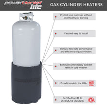 Load image into Gallery viewer, Gas Cylinder Heater Blanket for 500 lb Tanks, Preset 90°F, 120V