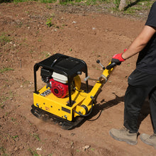 Load image into Gallery viewer, MechMaxx Honda GX160 Reversible Plate Compactor with Wheel Kit and Extension Plates, 5625 lb Centrifugal Force, PC150H