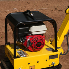 Load image into Gallery viewer, MechMaxx Honda GX160 Reversible Plate Compactor with Wheel Kit and Extension Plates, 5625 lb Centrifugal Force, PC150H
