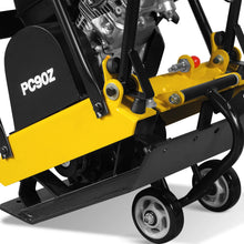 Load image into Gallery viewer, MechMaxx 5.8 HP Vibratory Plate Compactor with Wheel Kit, 3600 lb Centrifugal Force for Soil, Gravel, Asphalt and Paver Base, PC90Z